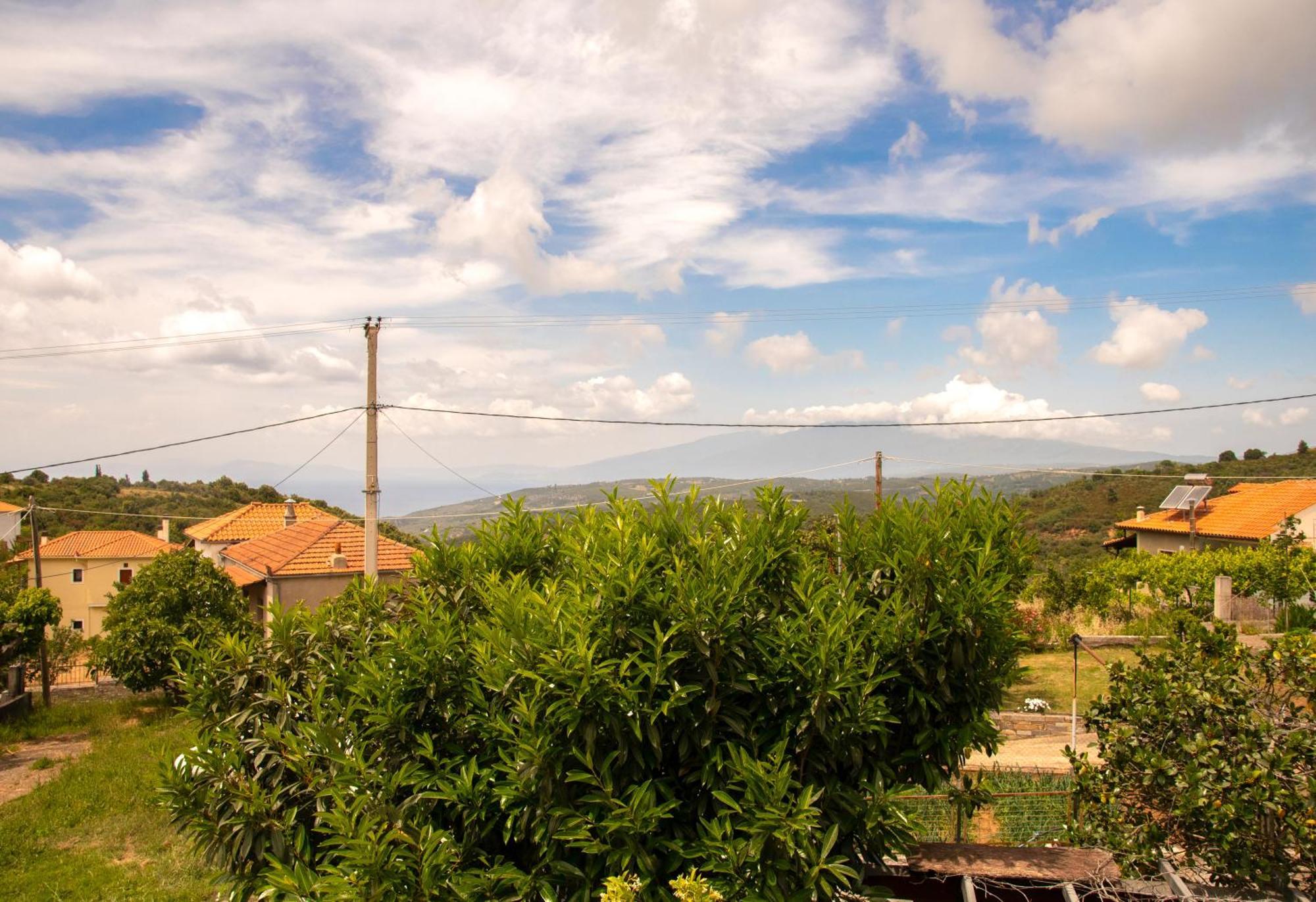 La Casa De Vacation Villa Lafkos Buitenkant foto