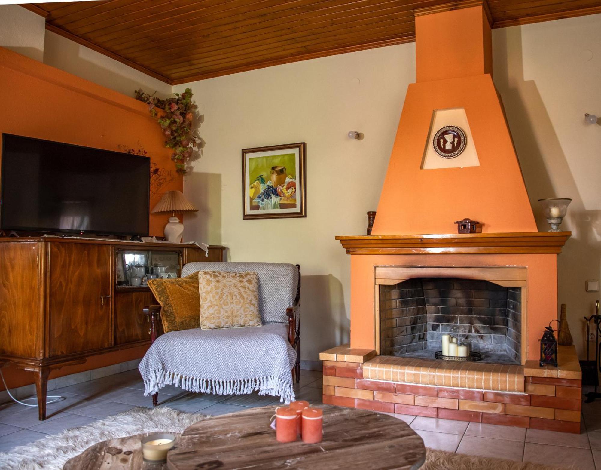 La Casa De Vacation Villa Lafkos Buitenkant foto
